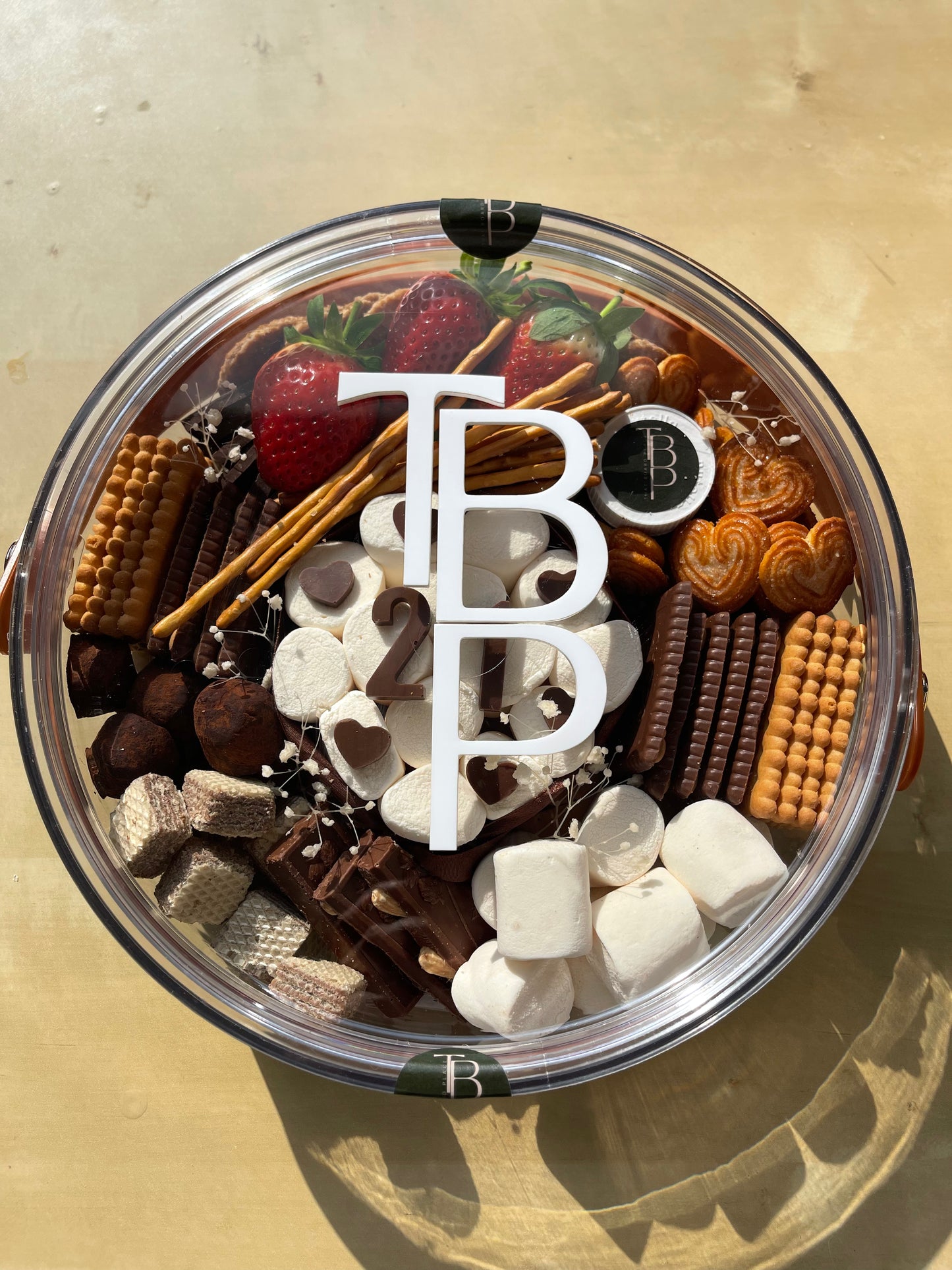 Birthday S'mores Round Board