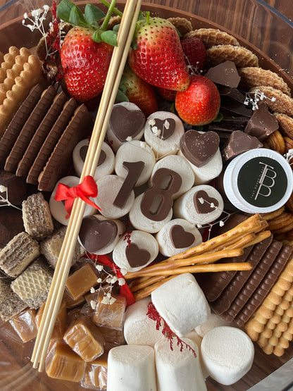Birthday S'mores Round Board